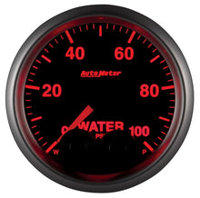Load image into Gallery viewer, AutoMeter Gauge Water Press 2-1/16in. 100PSI Stepper Motor W/Peak & Warn Elite
