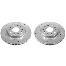 Load image into Gallery viewer, Power Stop 2014 Volkswagen Golf Front Evolution Drilled & Slotted Rotors - Pair