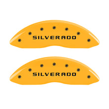 Load image into Gallery viewer, MGP 4 Caliper Covers Engraved Front & Rear MGP Yellow Finish Black Characters 2004 Audi S4