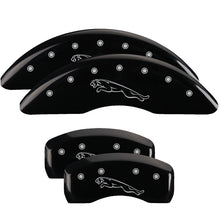 Load image into Gallery viewer, MGP 4 Caliper Covers Engraved Front & Rear Acura Black finish silver ch