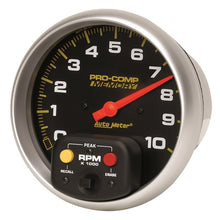 Load image into Gallery viewer, Autometer Pro-Comp 5 inch 10K RPM with Peak Memory In-Dash Tachometer