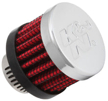 Load image into Gallery viewer, K&N Rubber Base Crankcase Vent Filter - 0.55in Flange ID 1.375in OD 1.125in Height