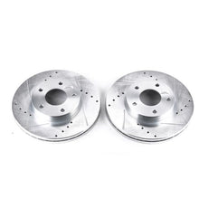 Load image into Gallery viewer, Power Stop 89-90 Nissan 300ZX Front Evolution Drilled & Slotted Rotors - Pair