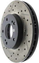 Load image into Gallery viewer, StopTech Power Slot 6/89-96 Nissan 300ZX Slotted & Drilled Right Front Rotor