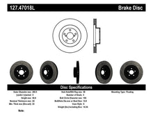 Load image into Gallery viewer, StopTech 02-10 Subaru WRX Slotted & Drilled Left Front Rotor (exc. STi)