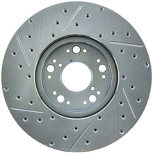 Load image into Gallery viewer, StopTech 01-05 Lexus IS300 / 02-10 Lexus SC430 Sport Slotted & Drilled Front Left Rotor