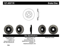 Load image into Gallery viewer, StopTech 07-08 Acura MDX SportStop Slotted & Drilled Right Front Rotor