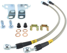 Load image into Gallery viewer, StopTech Stainless Steel Front Brake Lines 2015 Ford Mustang Base/V6/GT w/ 320mm & 352mm Front Discs