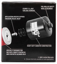 Load image into Gallery viewer, K&N Honda / Kawasaki / Arctic Cat / Suzuki / Triumph / Yamaha 2.594in OD x 2.813in H Oil Filter