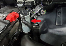 Load image into Gallery viewer, J&L 11-19 Ford F-150 2.7L/3.5L/5.0L Passenger Side Oil Separator 3.0 Cannister Extension - Clear