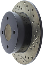 Load image into Gallery viewer, StopTech Nissan 81 280ZX SportStop Slotted & Drilled Left Rear Rotor