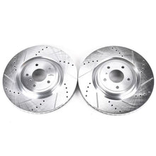 Load image into Gallery viewer, Power Stop 09-13 Infiniti FX50 Front Evolution Drilled & Slotted Rotors - Pair