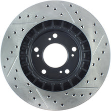 Load image into Gallery viewer, StopTech 00-09 S2000 Slotted & Drilled Right Front Rotor