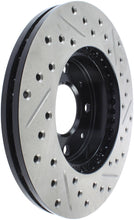 Load image into Gallery viewer, StopTech 96-00 Honda Civic DX/HX Coupe/90-00 Civic DX/LX Sedan Slotted & Drilled Right Front Rotor