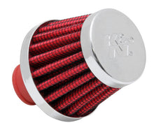 Load image into Gallery viewer, K&N 2in Base OD x .375in Flange ID x 1.75in H Rubber Base Crankcase Vent Filter