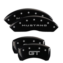 Load image into Gallery viewer, MGP 4 Caliper Covers Engraved Front & Rear Tiffany Snake Yellow finish black ch