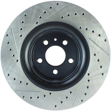 Load image into Gallery viewer, StopTech Slotted & Drilled Sport Brake Rotor - 2015 Ford Mustang Non-Brembo - Front Left