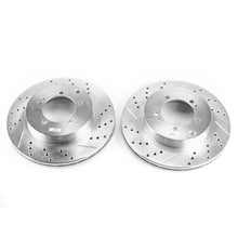 Load image into Gallery viewer, Power Stop 03-06 Mitsubishi Lancer Rear Evolution Drilled & Slotted Rotors - Pair