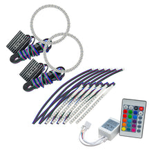 Load image into Gallery viewer, Oracle 15-17 Ford Mustang V6/GT/Shelby DRL Upgrade w/ Halo Kit - ColorSHIFT w/ Simple Controller