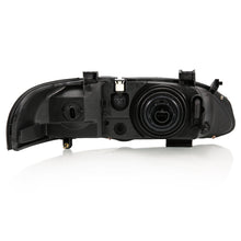 Load image into Gallery viewer, ANZO 2000-2002 Nissan Sentra Crystal Headlight Black Amber Reflector