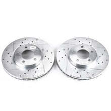 Load image into Gallery viewer, Power Stop 96-99 Ford Taurus Front Evolution Drilled & Slotted Rotors - Pair