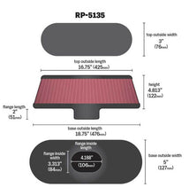 Load image into Gallery viewer, K&N Air Filter with Carbon Fiber Top and Base