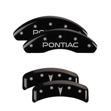 Load image into Gallery viewer, MGP 4 Caliper Covers Engraved Front & Rear MGP Yellow Finish Black Char 2009 Nissan Altima