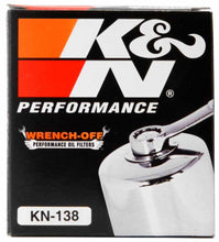 Load image into Gallery viewer, K&N Suzuki / Arctic Cat / Cagiva / Kawasaki / Kymco / Aprilia 2.813in OD x 3.221in H Oil Filter