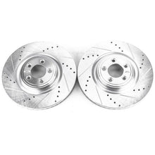 Load image into Gallery viewer, Power Stop 14-19 Jaguar F-Type Front Evolution Drilled & Slotted Rotors - Pair