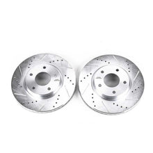 Load image into Gallery viewer, Power Stop 03-04 Infiniti M45 Front Evolution Drilled & Slotted Rotors - Pair