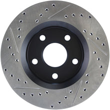 Load image into Gallery viewer, StopTech 07-13 Jeep Wrangler Slotted & Drilled Left Front Rotor