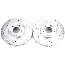 Load image into Gallery viewer, Power Stop 13-18 Hyundai Santa Fe Sport Front Evolution Drilled & Slotted Rotors - Pair