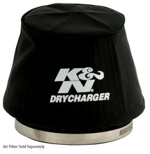 Load image into Gallery viewer, K&N Black Drycharger 6.25in Base ID / 4.375in Top ID / 4.125in Height Air Filter Wrap