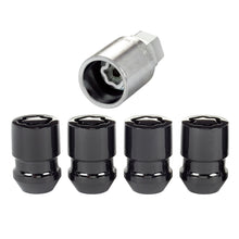 Load image into Gallery viewer, McGard Wheel Lock Nut Set - 4pk. (Cone Seat) 1/2-20 / 3/4 & 13/16 Dual Hex / 1.28in. Length - Black