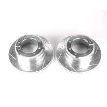 Load image into Gallery viewer, Power Stop 05-12 Ford F-350 Super Duty Rear Evolution Drilled & Slotted Rotors - Pair