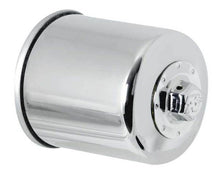 Load image into Gallery viewer, K&N Honda / Kawasaki / Yamaha / Polaris / Victory 2.688in OD x 3.344in H Oil Filter - Chrome