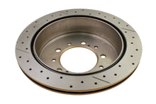 Load image into Gallery viewer, DBA 07+ Toyota Landcruiser 200 Series Rear Cross Drilled & Slotted Street Series Rotor