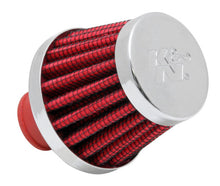 Load image into Gallery viewer, K&N 2in Base OD x .375in Flange ID x 1.75in H Rubber Base Crankcase Vent Filter