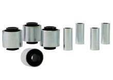 Load image into Gallery viewer, Whiteline Plus 9/89-8/09 Subaru Legacy Rear Control Arm Lower Front Inner & Outer Bushing Kit