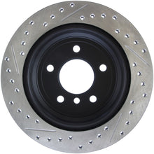 Load image into Gallery viewer, StopTech 9/07-09 BMW 328 / 06 BMW 325 E90 AWD Slotted & Drilled Left Rear Rotor