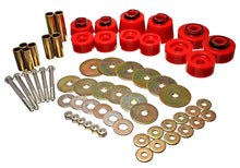Load image into Gallery viewer, Energy Suspension Body Mount Set - Std. & Extra Cab - Red