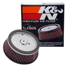 Load image into Gallery viewer, K&N Round Tapered 6.25in Base OD x 5.5in Top OD x 2.125in H Replacement Filter for Harley Davidson