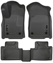 Load image into Gallery viewer, Husky Liners 16-22 Dodge Durango Weatherbeater Black Front & 2nd Seat Floor Liners
