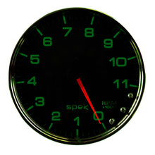 Load image into Gallery viewer, Autometer Spek-Pro Gauge Tachometer 5in 11K Rpm W/Shift Light & Peak Mem Black/Chrome