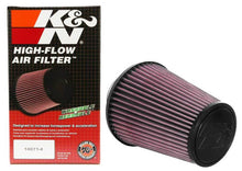 Load image into Gallery viewer, K&N Universal Tapered Filter 3in Flange ID x 6in Base OD x 4in Top OD x 6.75in Height