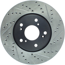 Load image into Gallery viewer, StopTech Slotted & Drilled Sport Brake Rotor Front Left 13 Honda Accord Sport