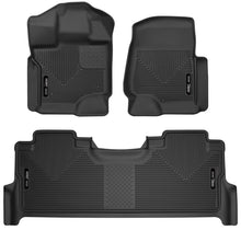 Load image into Gallery viewer, Husky Liners 21-23 Ford F-150 CC SC X-Act Contour Front & Second Row Seat Floor Liners - Black