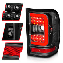 Load image into Gallery viewer, ANZO 2001-2011 Ford Ranger LED Tail Lights w/ Light Bar Black Housing Clear Lens