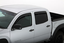 Load image into Gallery viewer, AVS 05-15 Toyota Tacoma Double Cab Ventvisor In-Channel Front & Rear Window Deflectors 4pc - Smoke