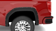 Load image into Gallery viewer, Lund 19-22 GM Silverado RX-Rivet Smooth Elite Series Fender Flares w/Black Bolts - Black 2pc Rear